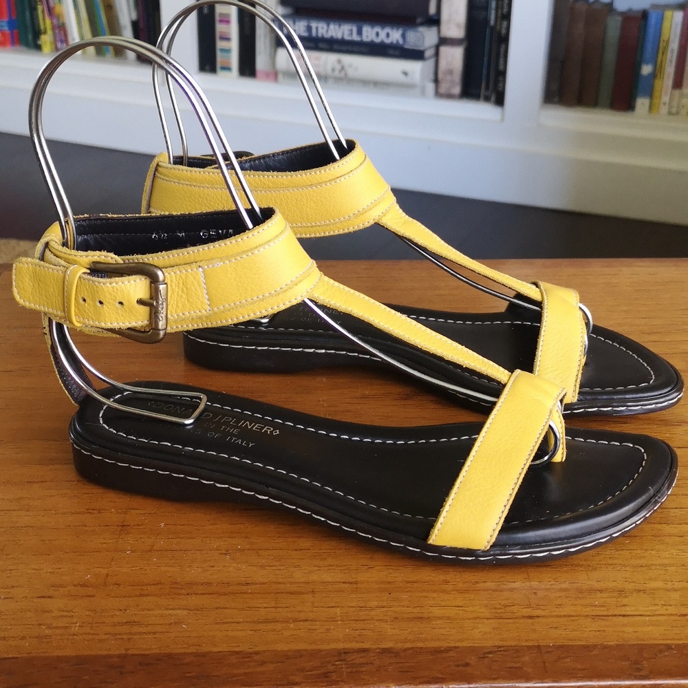 Donald J. Pliner Yellow Sandals